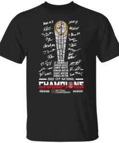 Georgia Bulldogs Inspired Signature 2022 CFP National Championship Shirt