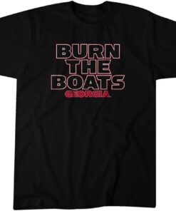 Georgia Football Burn the Boats Tee Shirt