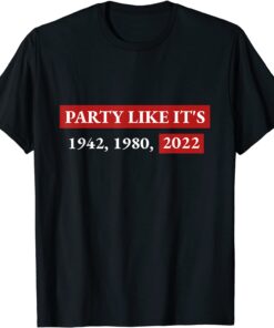 Georgia Party Like It’s 2022 Football Championship Tee Shirt