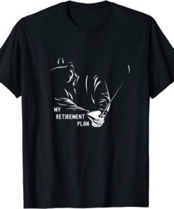 Golfing Grandpa or Dad, My Retirement Plan Golf Tee Shirt