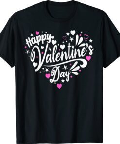 Happy Valentine's DaHappy Valentine's Day Heart Tee shirty Heart Tee shirt