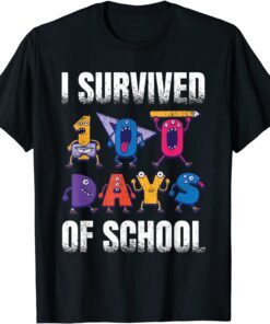 I Survived 100 Days Of School for a 1st Grade Student Tee Shirt
