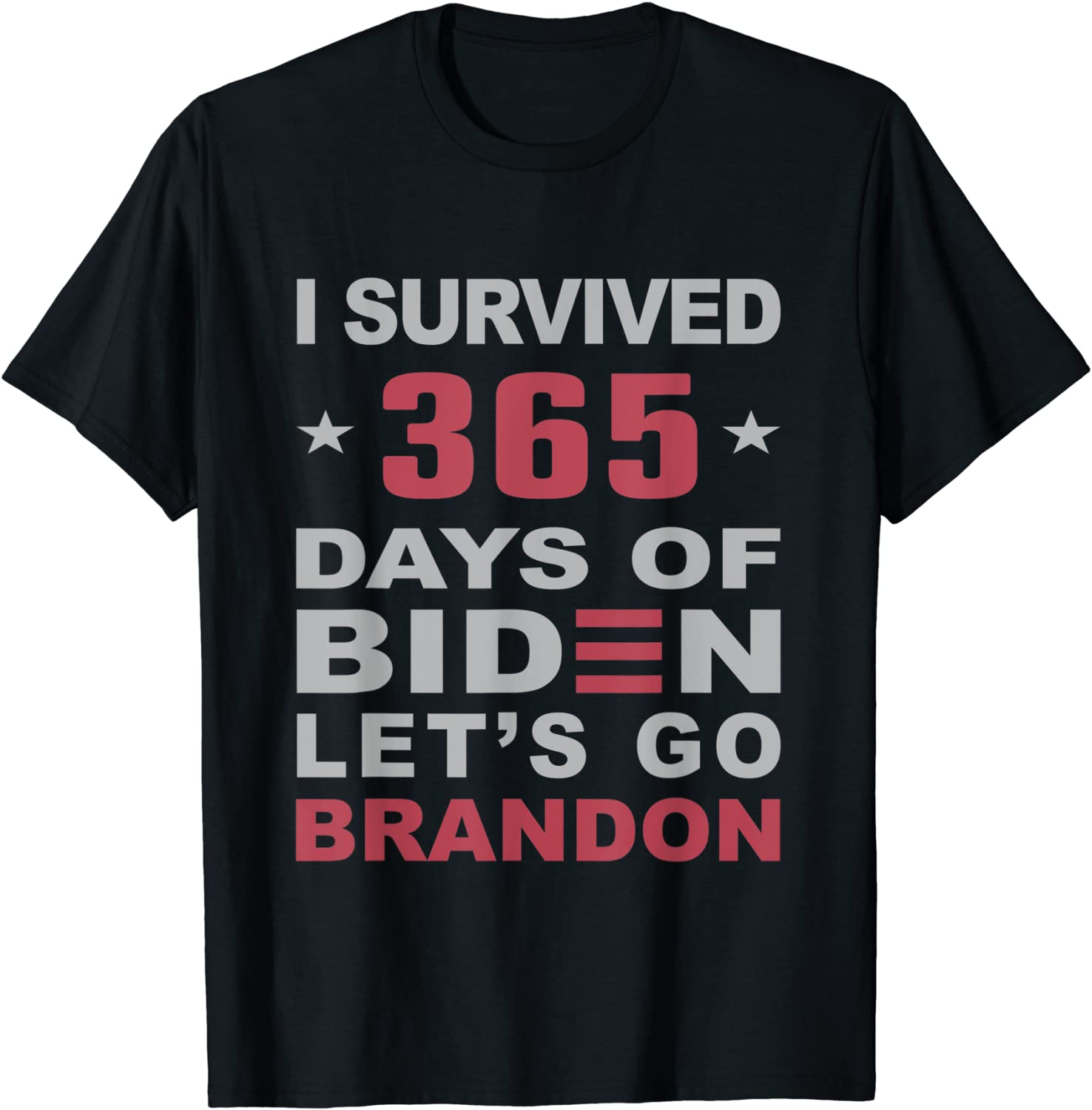I Survived 365 Days Of Biden Let’s Go Bandon Anti Biden USA Tee Shirt I Survived 365 Days Of Biden Let's Go Bandon Anti Biden USA Tee Shirt
