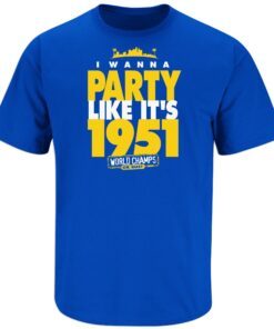 I Wanna Party Like It's 1951 Los Angeles Football Tee Shirt