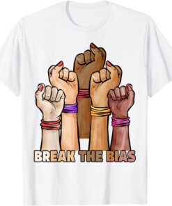 International Womens Day 2022 Gender Equality Break the Bias Tee Shirt