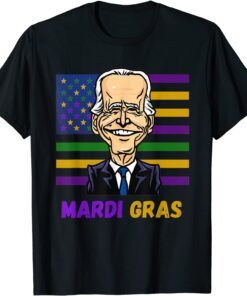 Joe Biden Mardi gras Mardi Gras Carnival Tee Shirt