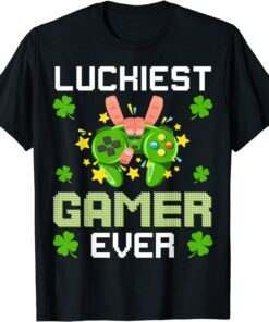 Luckiest Gamer Ever St. Patrick's Day T-Shirt