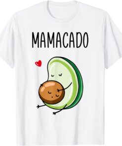 Mamacado Avocado Pregnant Mom Pregnancy Avo Tee Shirt