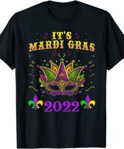 Mardi Gras Costume Mask Mardi Gras 2022 Tee Shirt