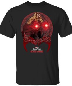 Marvel Doctor Strange 2 Scarlet Witch Geometric Poster Tee Shirt