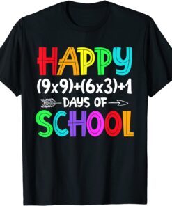 Math Formula 100 Days Of School Shirt Math Teacher 100th Day Tee Shirt