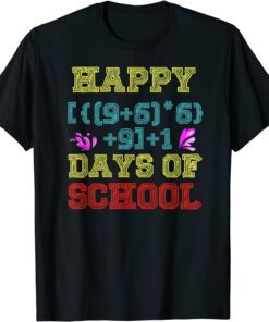 Math Formula 100 Days Of School Teacher Student Tee Shirt