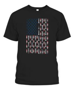 Mechanic Shirt of USA Flag And Patriotic Mechanic Tee Shirt