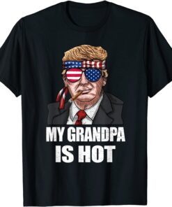 My Grandpa Is Hot Trump Happy Valentines Day Tee Shirt