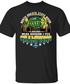 North Dakota State Bison NDSU 2022 Champions NCAA Division 1 FCS Tee Shirt
