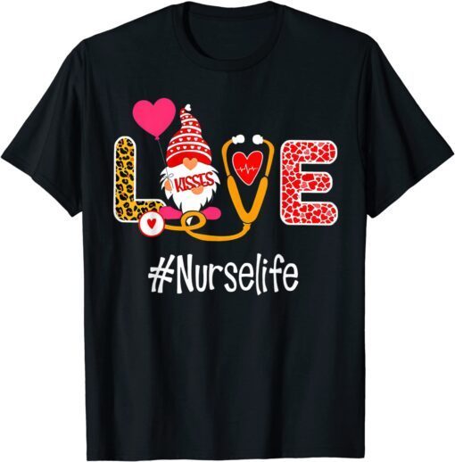 Nurse Valentines Day Valentine ER ICU NICU RN Nurses Tee Shirt