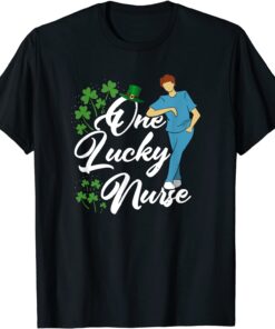 One Lucky Nurse Shamrock Lucky St Patrick's Day Nursing Tee Shirt