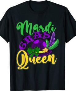 Parade Carnival Masquerade Queen Mardi Gras Tee Shirt