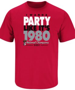 Party Like It's 1980 Georgia Football Shirt