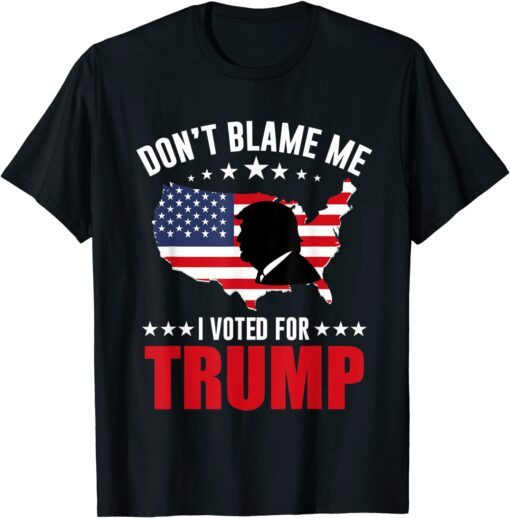 Patriotic Donald Trump President Election Political USA Flag Tee Shirt