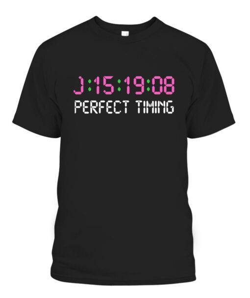 Perfect Timing AKA Founders Day J15 Black 1908 Tee Shirt