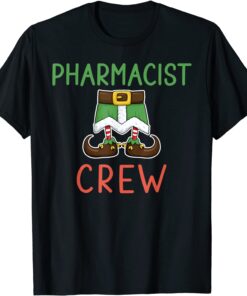 Pharmacist Elf Crew Pharmacy Technicians Coworkers Tee Shirt