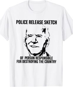 Police Release Sketch Of Person Responsible For Destroying T-Shirt