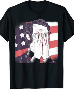 President Lincoln Facepalm Republican Distressed Tee Shirt