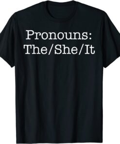 Pronouns The She It Tee Shirt