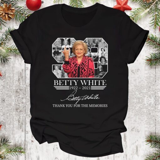 RIP Betty White 1922-2021 Betty White Thank You Memories Tee shirt