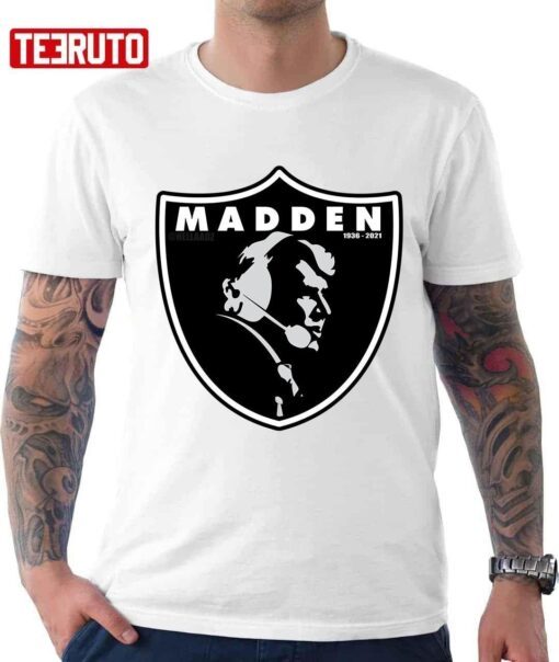 RIP Coach John Madden 1936 2021 Tee Shirt