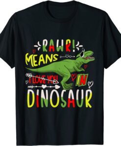 Rawr Valentine Dino Tee Shirt