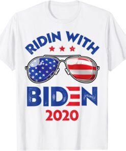 Ridin With Joe Biden 2020 President US Presidential Election Tee Shirt