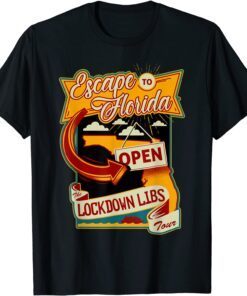 Ron DeSantis Escape To Florida Vintage Shirt