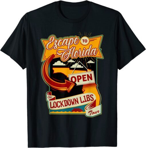 Ron DeSantis Escape To Florida Vintage Shirt