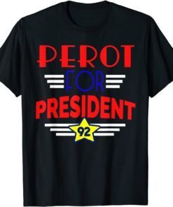 Ross Perot for President 1992 Election Throwback 90s Tee Shirt