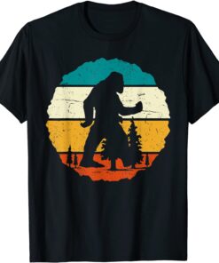 Sasquatch Conspiracy Theory Cryptozoology Retro Bigfoot Gift Shirt