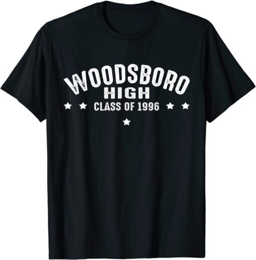 Scream Horror Movie Woodsboro High School Class Of 1996 Tee Shirt