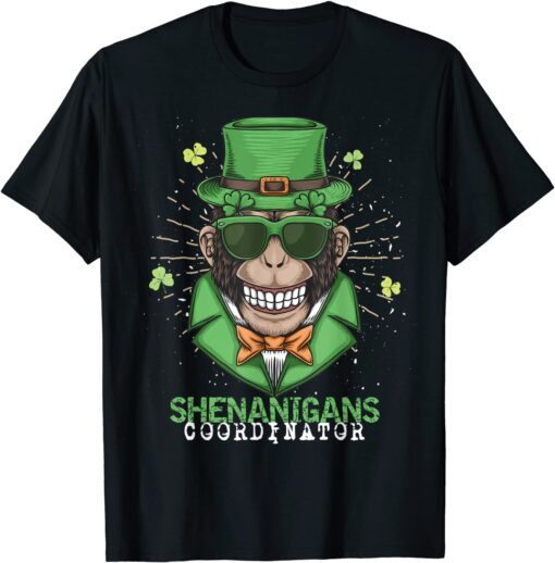 Shenanigans Coordinator St Patricks Day Tee Shirt