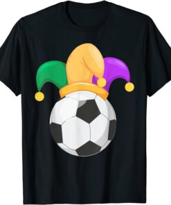 Soccer Mardi Gras Jester Hat Festival Party Soccer Mardi Gras Jester Hat Festival Party Lover Tee ShirtTee Shirt