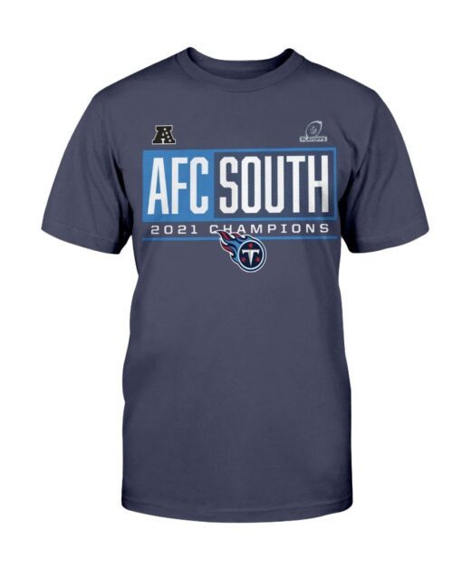 Titans 2021 AFC South Division Champions Tee Shirt