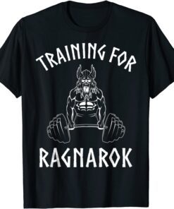 Training For Ragnarok Viking Wolf Norse mythology Tee Shirt