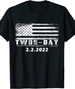 Twosday Tuesday February 22nd 2022 2-22-22 Vintage Tee Shirt