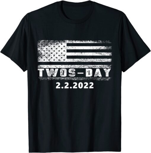 Twosday Tuesday February 22nd 2022 2-22-22 Vintage Tee Shirt