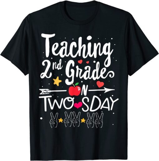 Twosday Tuesday, February 22nd, 2022 Happy 2nd ASL Teacher Tee Shirt