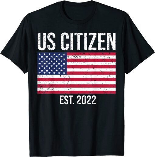 US Citizenship Decoration American New USA Citizen Tee Shirt