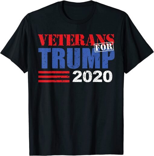 Veterans For Trump 2020 Reelect Donald Trump 2020 T-Shirt