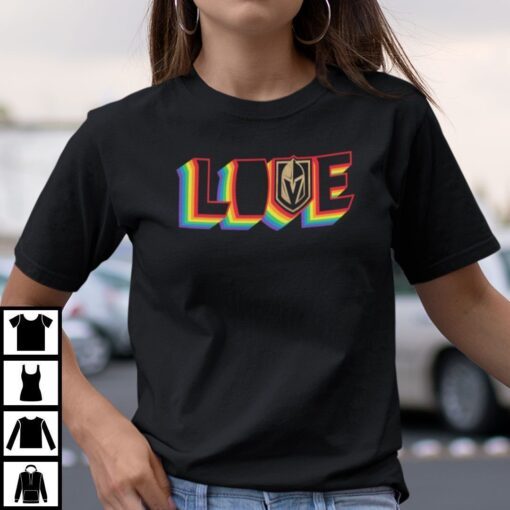 Vgk Pride Ice Hockey Lovers Tee Shirt