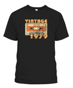 Vintage 1979 Distressed 40 Birthday Anniversary Tee shirt