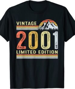 Vintage 2001 Limited Edition 21st Birthday 21 Year Old Tee Shirt